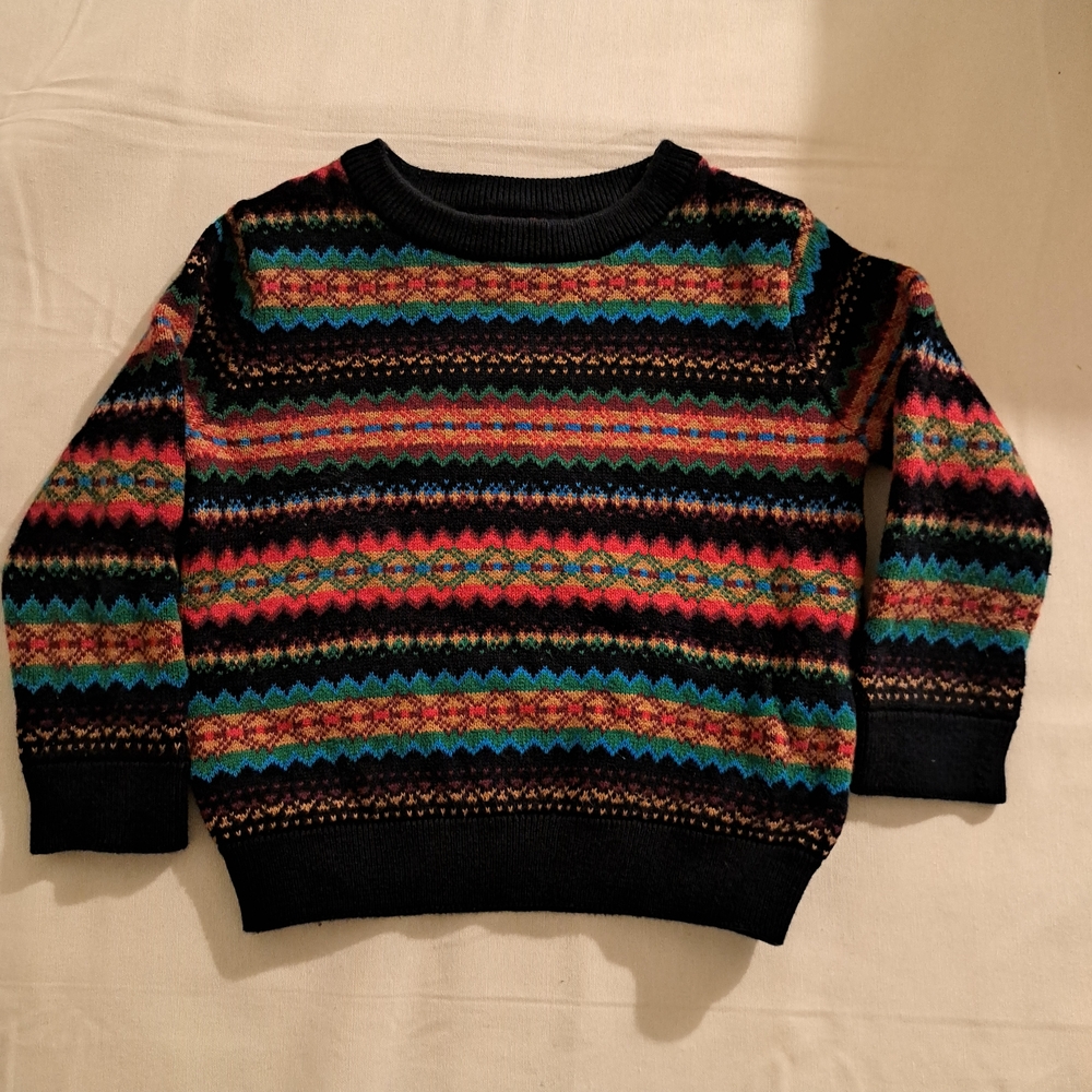 Baby Gap Toddler Sweater‎ 18-24 Months Fair Isle Knit Long Sleeve